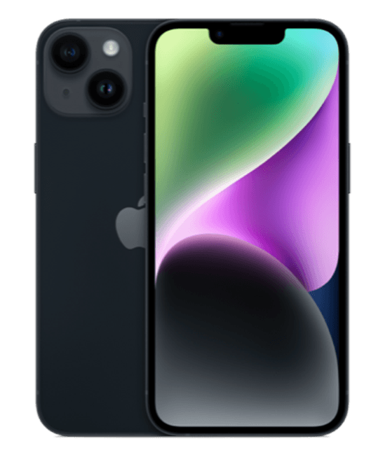 iPhone 14 in Midnight